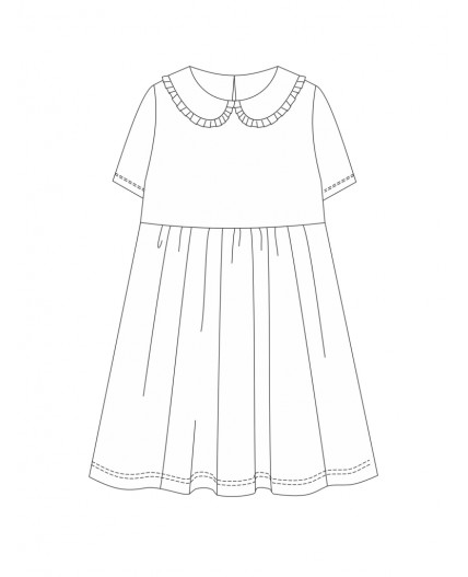 ПЛ-734/4 Платье Тася-4 Белый