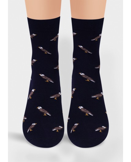 CLE Носки муж.К3217Л trend хл+эл, т.синий