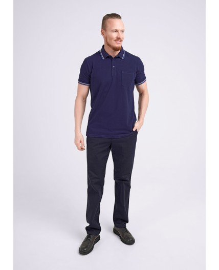 CLE джемпер муж 602230з поло, т.синий