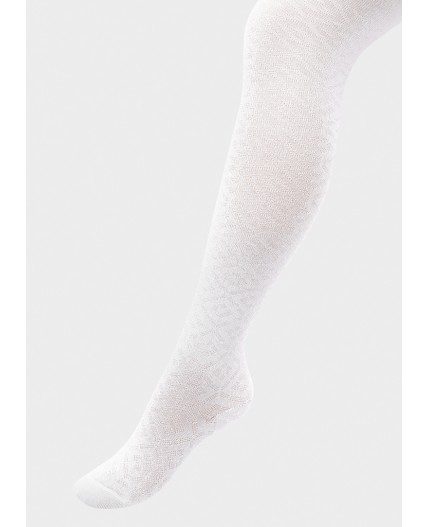 CLE Колготки дет.КД118 116-128 база хл+эл, белый