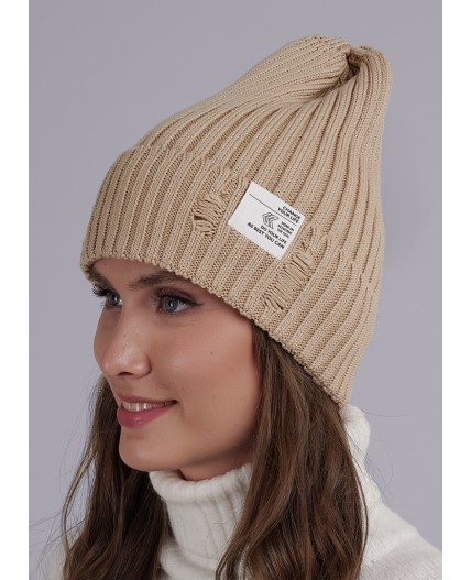 CLE Шапка 444209ха, бежевый