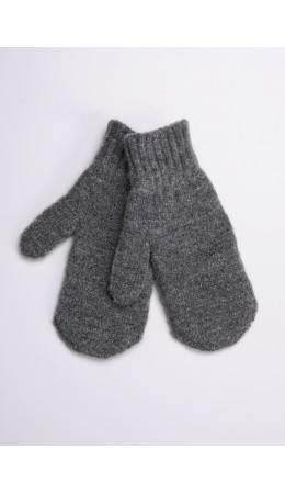 CLE Варежки дет. 444299ап, меланж серый