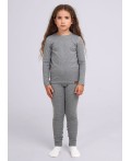 CLE Комплект дев. 909544вн мел термо, меланж серый