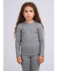 CLE Комплект дев. 909544вн мел термо, меланж серый