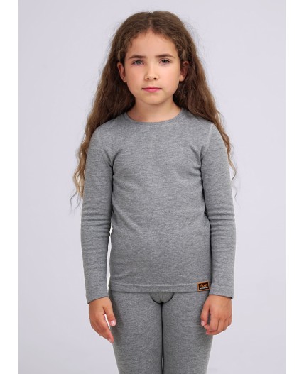 CLE Комплект дев. 909544вн мел термо, меланж серый