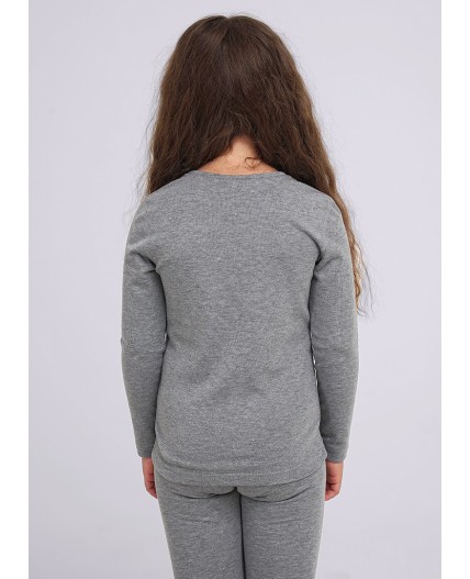 CLE Комплект дев. 909544вн мел термо, меланж серый