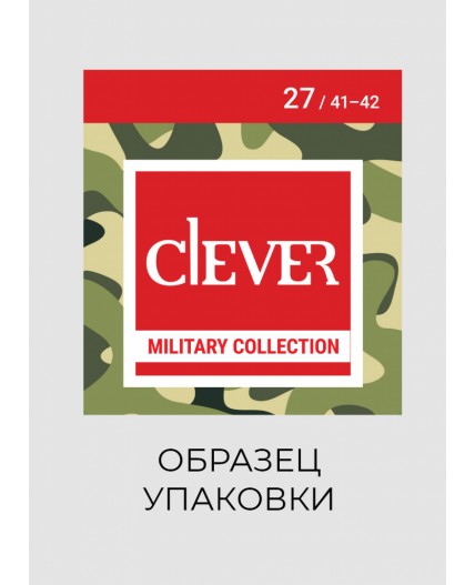 CLE Носки муж.К3427 23Ф хл+эл, чёрный