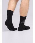 ЭЙС Носки муж.А917 23Ф хл+эл, чёрный