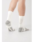 CLE Носки муж.S312П спорт база плюш, белый