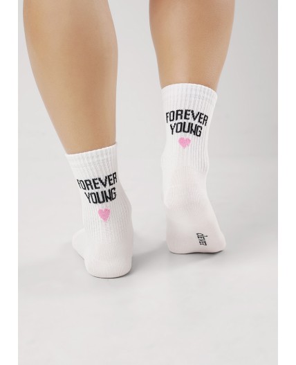 CLE Носки дет.С1525 16-18,18-20 свэг дев, белый