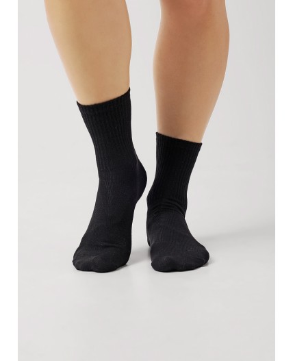 CLE Носки дет.С1525 20-22,22 свэг дев, чёрный