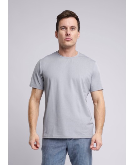 CLE Футболка муж. 600309/2гн_п, св.серый/белый