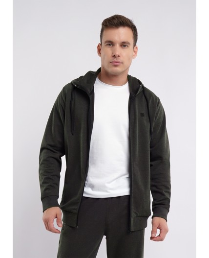 CLE Куртка муж. 632108зэ maxi, меланж т.зелёный