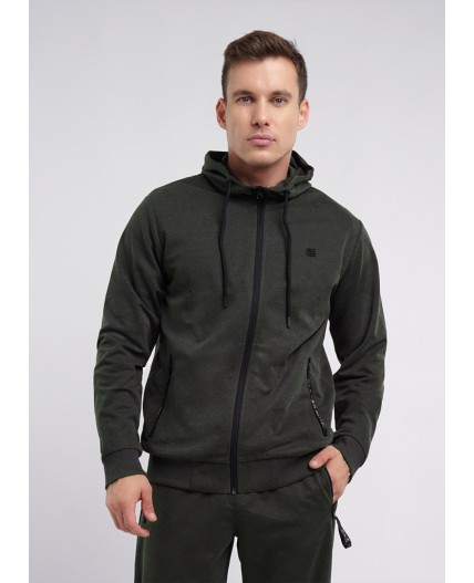 CLE Куртка муж. 632108зэ maxi, меланж т.зелёный