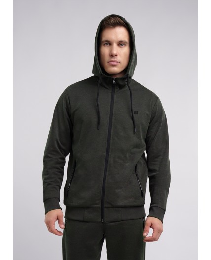 CLE Куртка муж. 632108зэ maxi, меланж т.зелёный