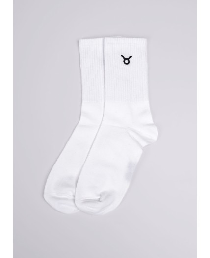 CLE Носки жен.Д5538/2 8 марта телец, белый