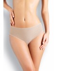 CLE C673 Трусы жен. Кружево хлопок, св.бежевый