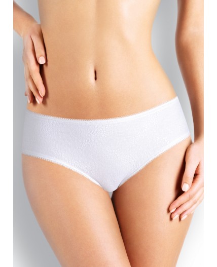 CLE C673 Трусы жен. Кружево хлопок, белый
