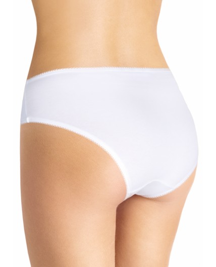 CLE C673 Трусы жен. Кружево хлопок, белый