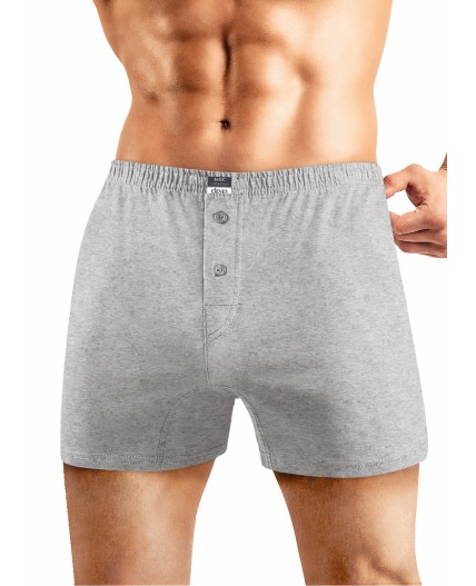 CLE MBX608710/8maxi Трусы муж. Хлопок, меланж св.серый