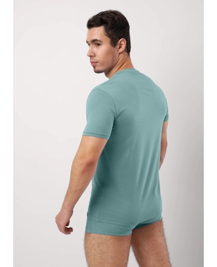 CLE MF608311 Фуфайка муж модал, св.зелёный