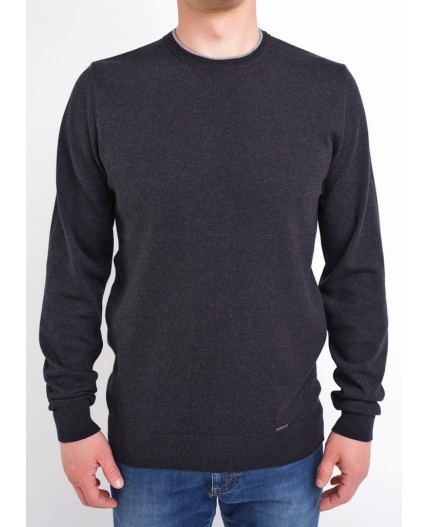 CLE Джемпер муж. 602807х, меланж т.серый