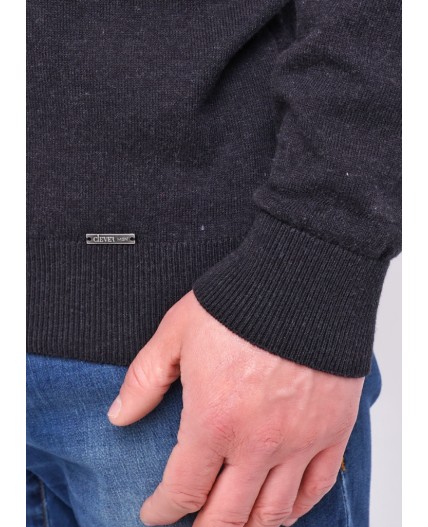 CLE Джемпер муж. 602807х, меланж т.серый