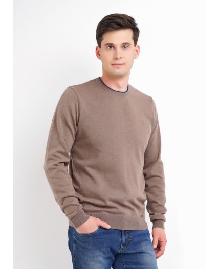 CLE Джемпер муж. 602807х, меланж т.бежевый
