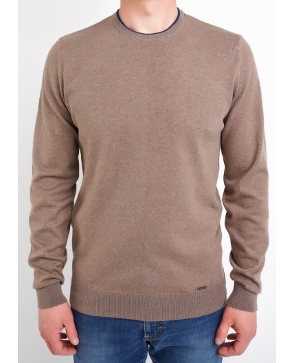 CLE Джемпер муж. 602807х, меланж т.бежевый