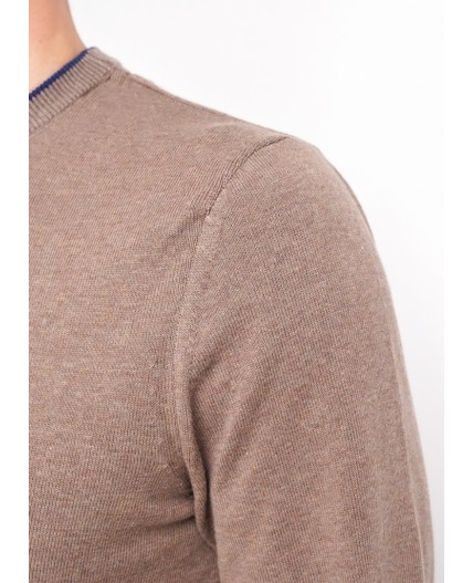 CLE Джемпер муж. 602807х, меланж т.бежевый