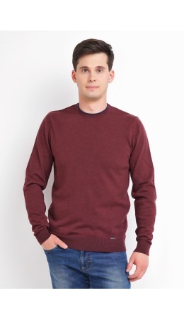CLE Джемпер муж. 602807х, меланж т.бордовый