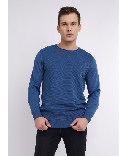 CLE Джемпер муж. 623436ха, меланж т.синий