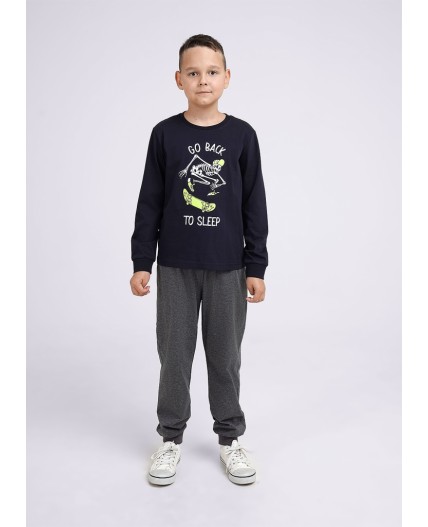 CLE Комплект мал. 909534кд_п, т.синий/меланж т.серый