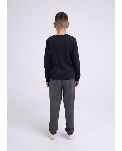 CLE Комплект мал. 909534кд_п, т.синий/меланж т.серый