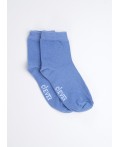 CLE Носки дет.С100ш 12-14,14-16 база хл+эл, голубой