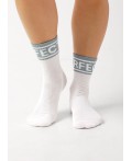 CLE Носки жен.Д5543 грэй хл+эл, белый