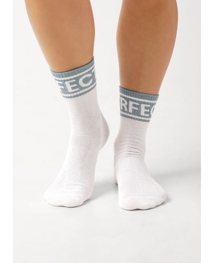 CLE Носки жен.Д5543 грэй хл+эл, белый