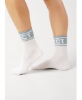 CLE Носки жен.Д5543 грэй хл+эл, белый
