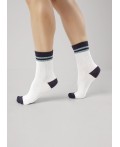 CLE Носки жен.Д5546 грэй хл+эл, белый