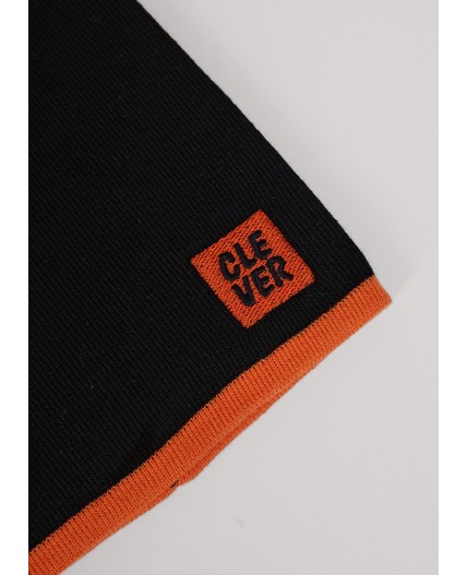 CLE Шапка дет. 554325ха, чёрный/оранжевый