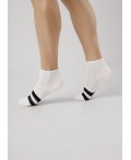 CLE Носки жен.Д5501 fashion база хл+эл, белый/чёрный