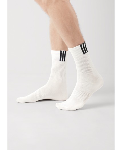 CLE Носки муж.К6510Л трендсокс хл+эл, белый