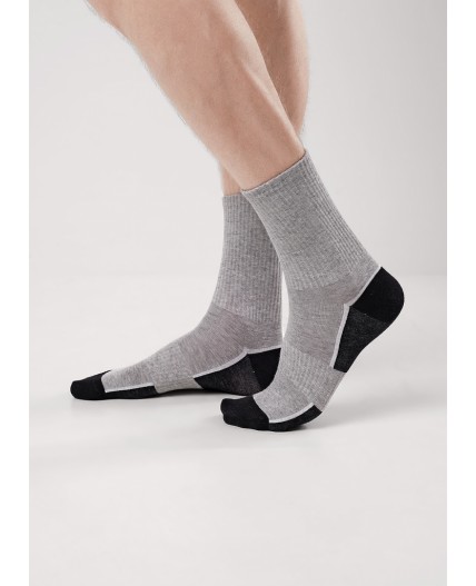 CLE Носки муж.К6511Л трендсокс хл+эл, меланж серый