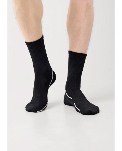 CLE Носки муж.К6511Л трендсокс хл+эл, чёрный