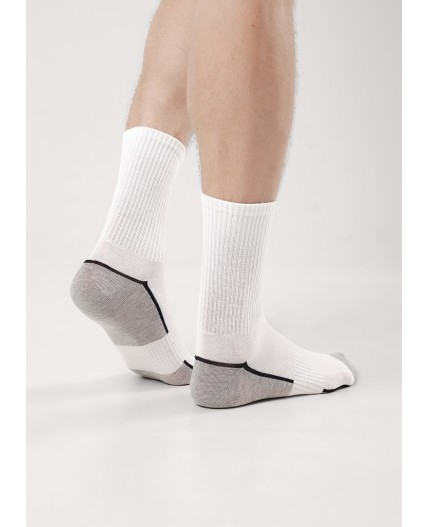 CLE Носки муж.К6511Л трендсокс хл+эл, белый
