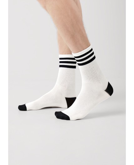 CLE Носки муж.К6512Л трендсокс хл+эл, белый