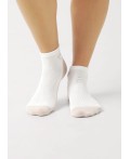 CLE Носки жен.Д5504 fashion база хл+эл, белый/св.бежевый