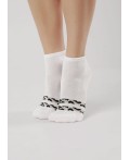 CLE Носки жен.Д5506 fashion база хл+эл, белый