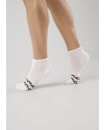 CLE Носки жен.Д5506 fashion база хл+эл, белый