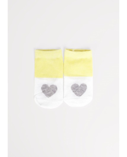 CLE Носки дет.С025 10-12 ясли хл+эл, меланж жёлтый